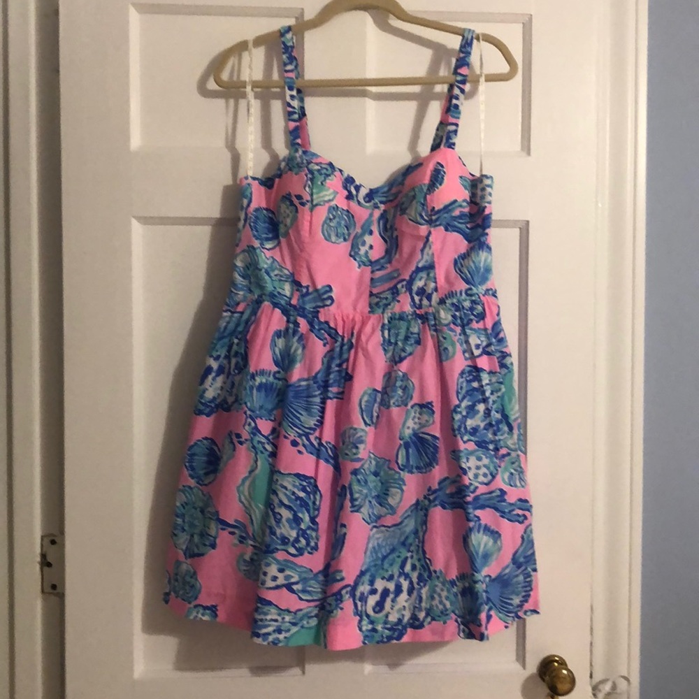 Size 12 Lilly Pulitzer dress with smocking